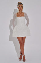 Emma Mini Dress - Ivory
