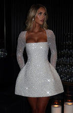 Emma Mini Dress - Ivory