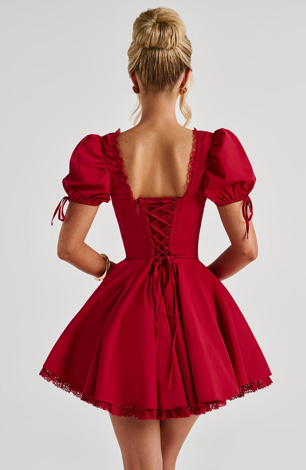 Isla Mini Dress - Red