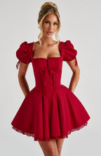 Isla Mini Dress - Red