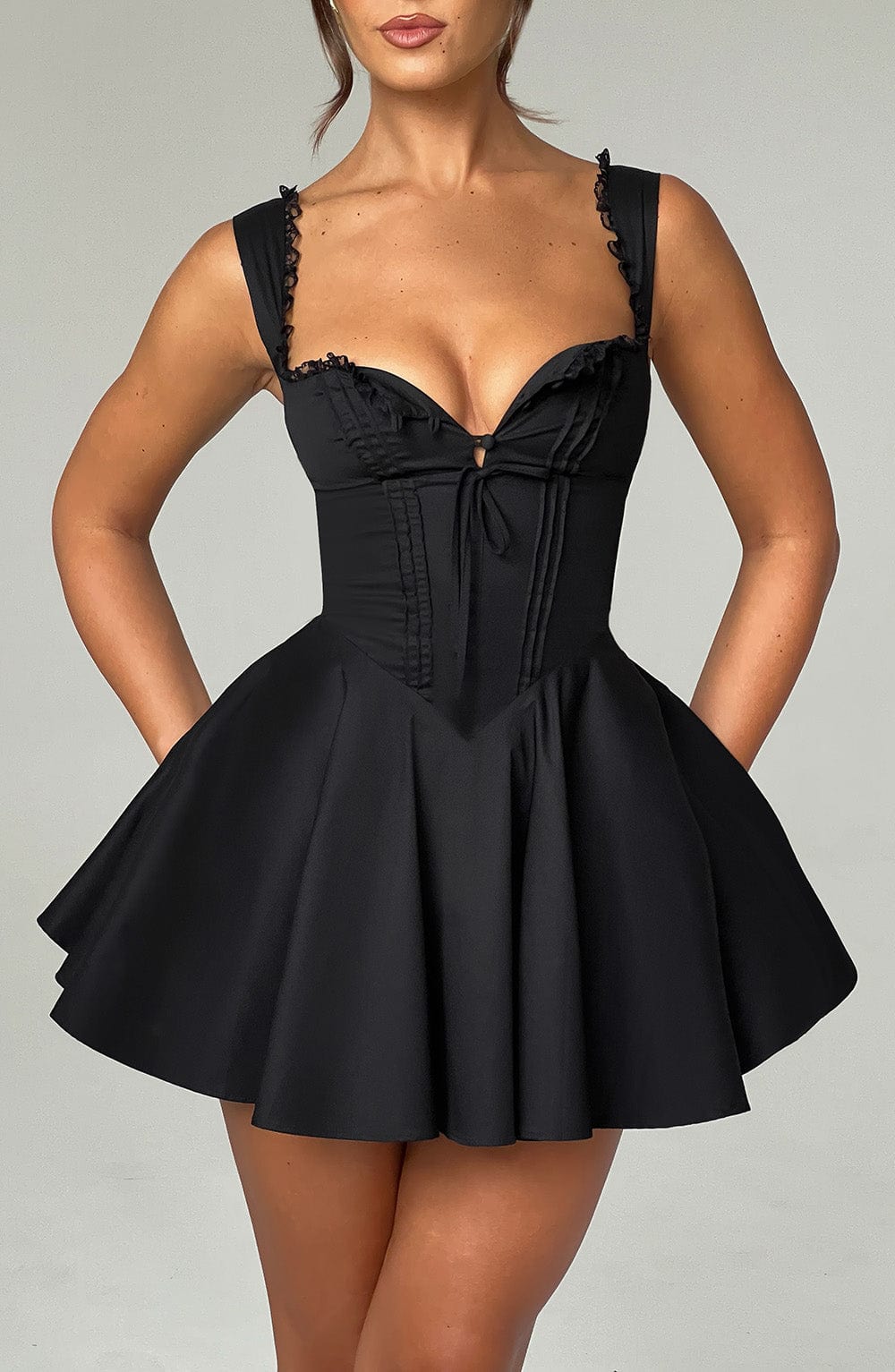 Daisy Mini Dress - Black