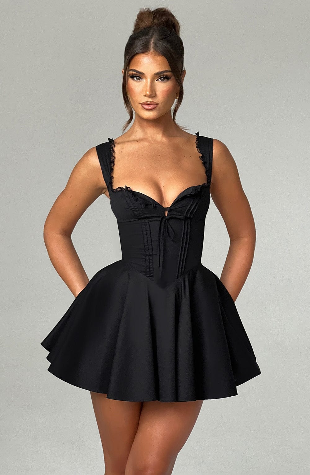 Daisy Mini Dress - Black