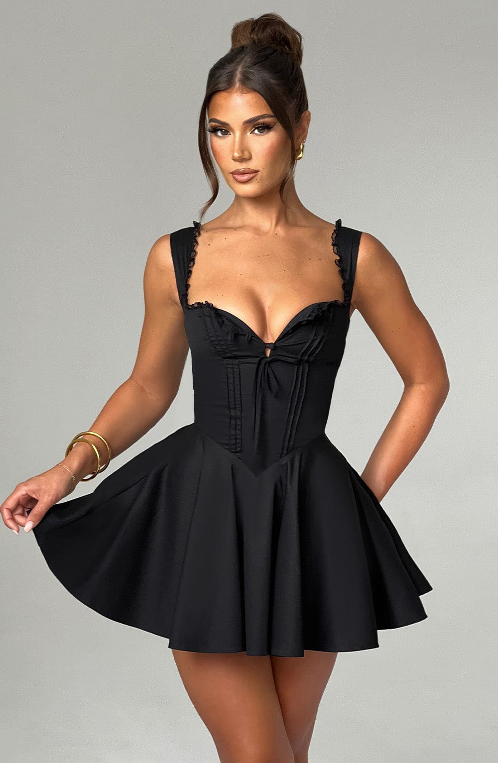 Daisy Mini Dress - Black