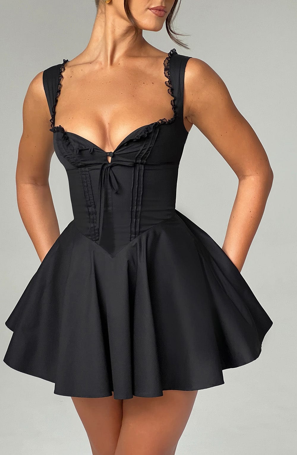 Daisy Mini Dress - Black