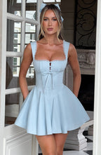 Daisy Mini Dress - Blue
