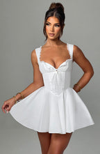 Daisy Mini Dress - Ivory