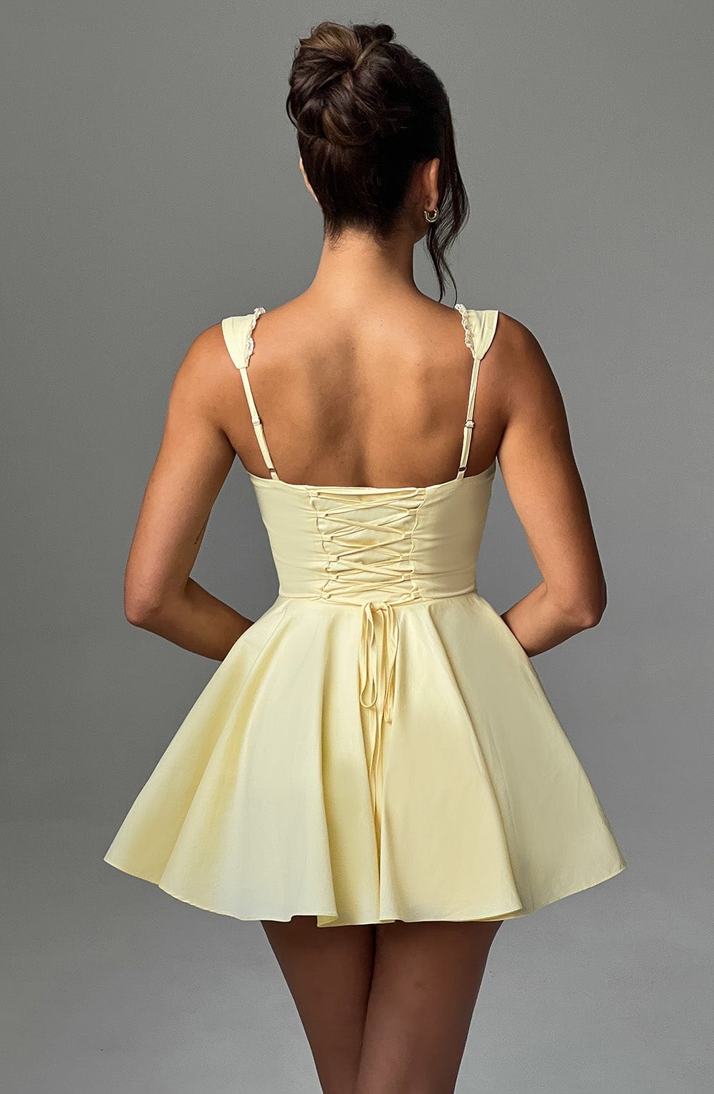 Daisy Mini Dress - Lemon