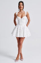 Daisy Mini Dress - Multi Floral Print