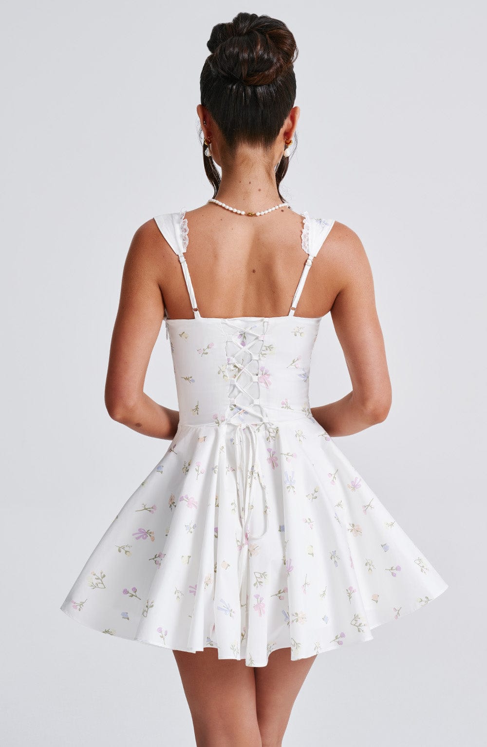 Daisy Mini Dress - Multi Floral Print