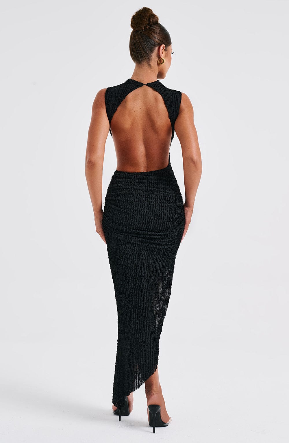 Emma Midi Dress - Black
