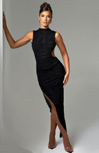 Emma Midi Dress - Black