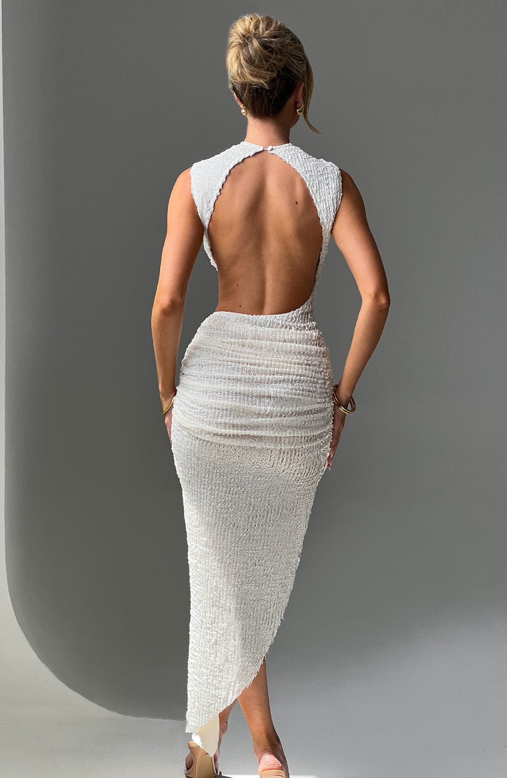 Emma Midi Dress - Ivory