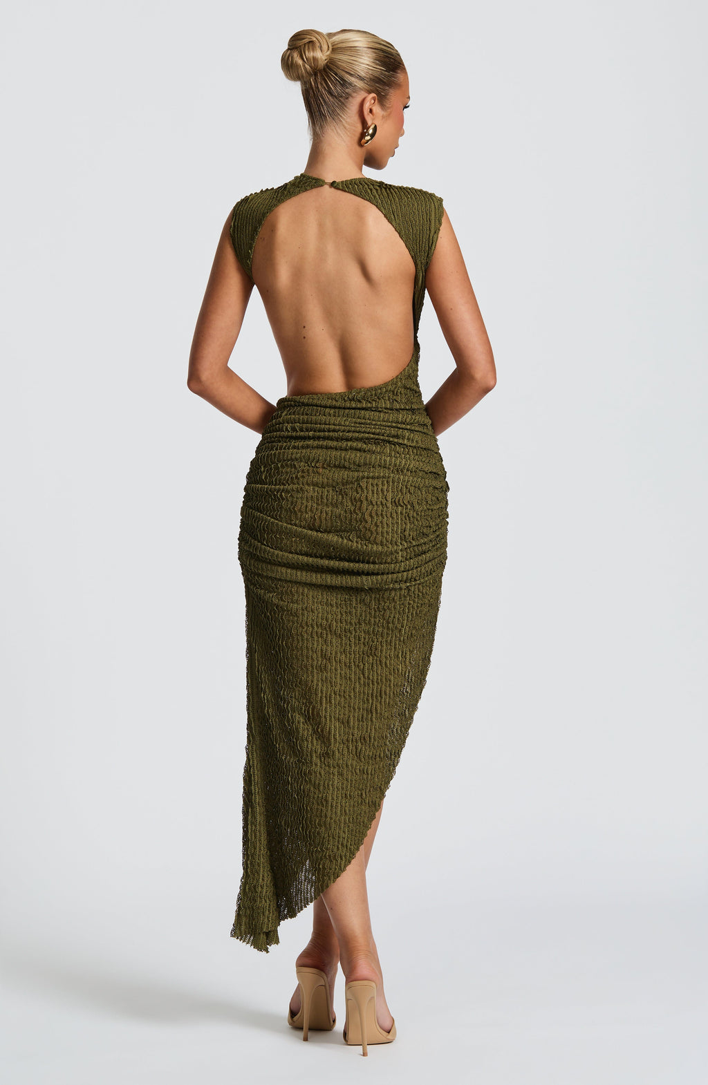 Emma Midi Dress - Khaki