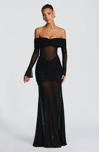 Gabriela Maxi Dress - Black