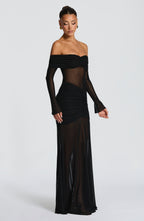 Gabriela Maxi Dress - Black