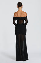 Gabriela Maxi Dress - Black