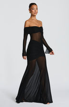 Gabriela Maxi Dress - Black