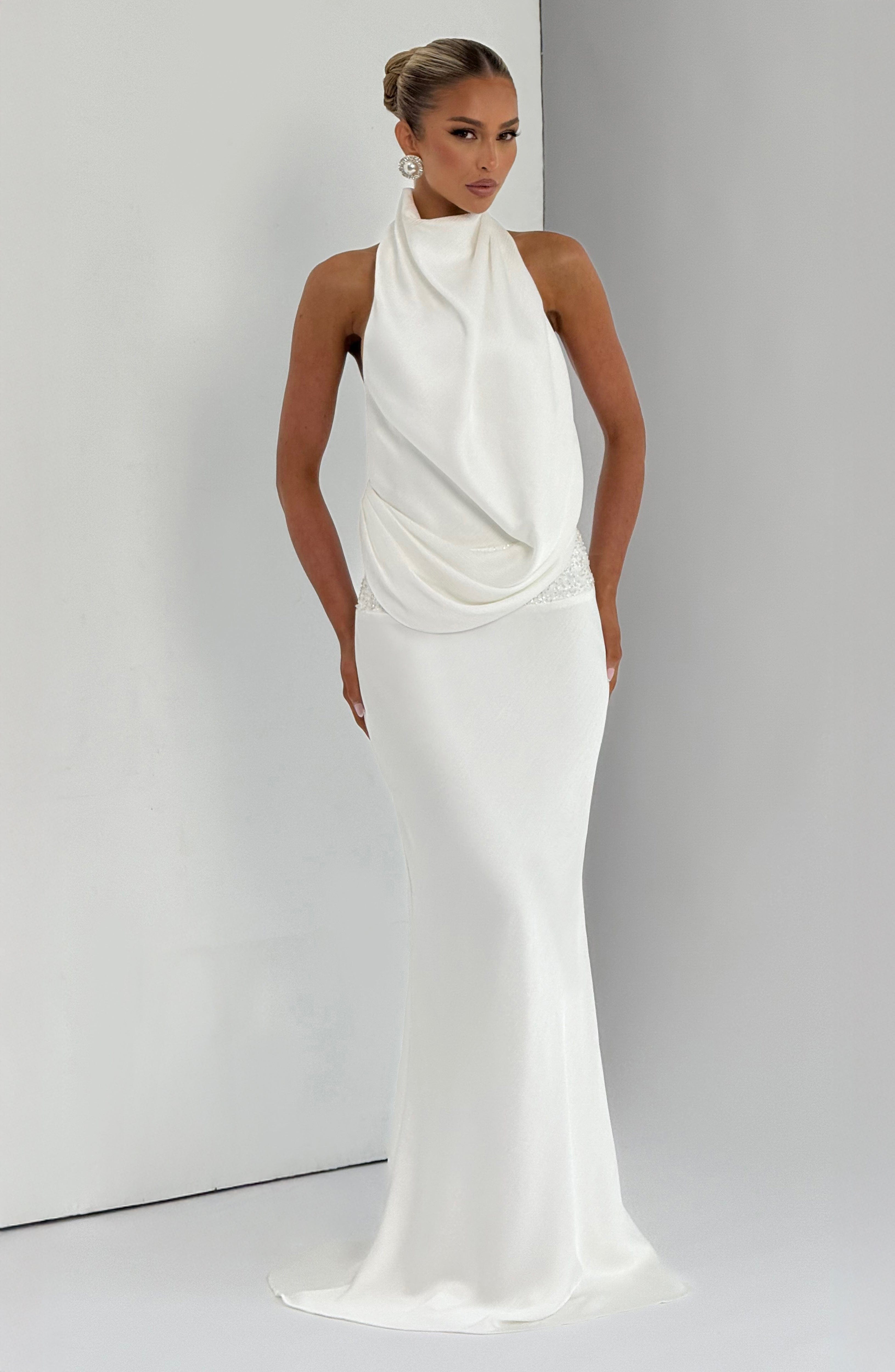 Gracie Maxi Dress - Ivory