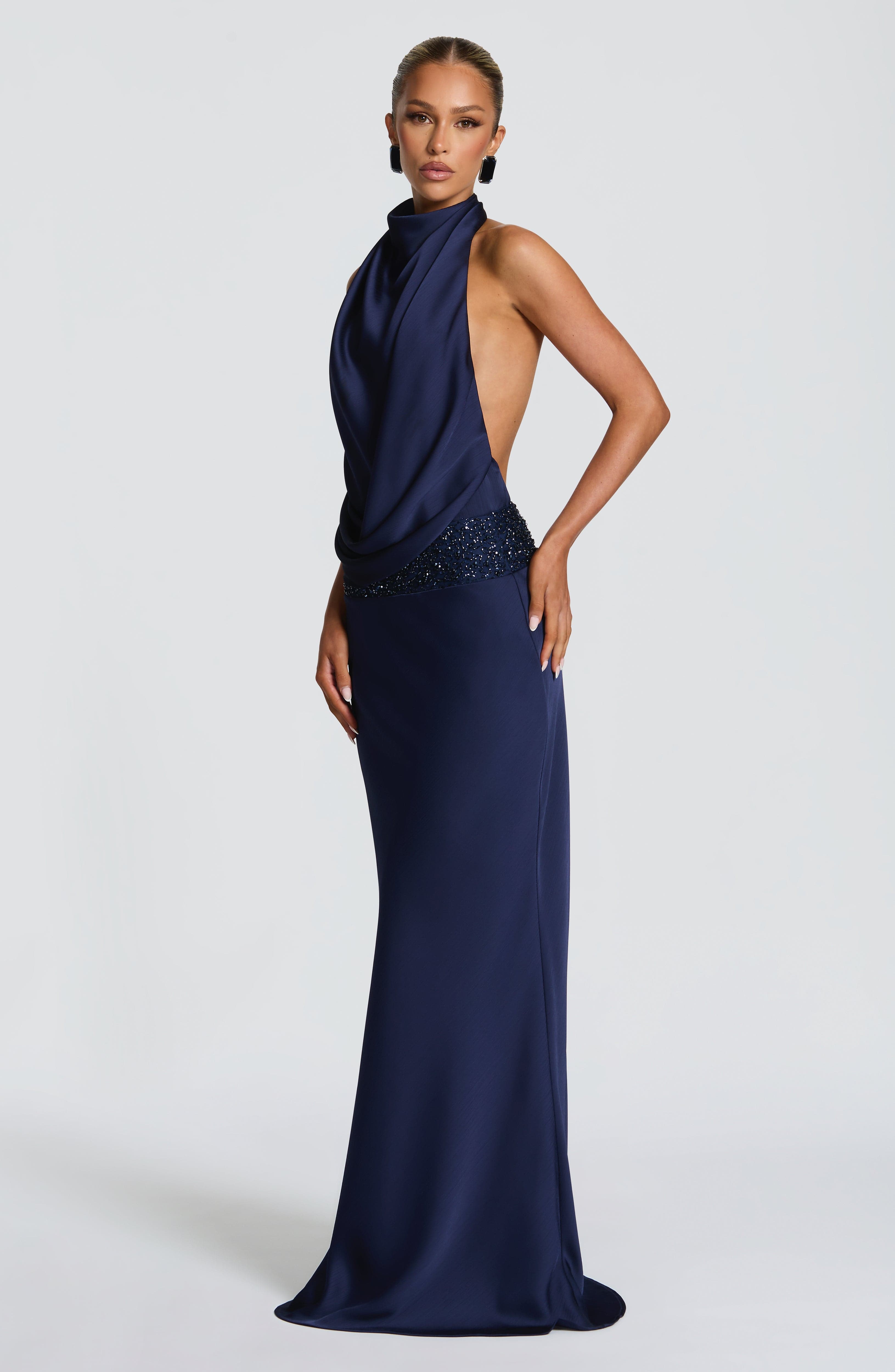 Gracie Maxi Dress - Navy