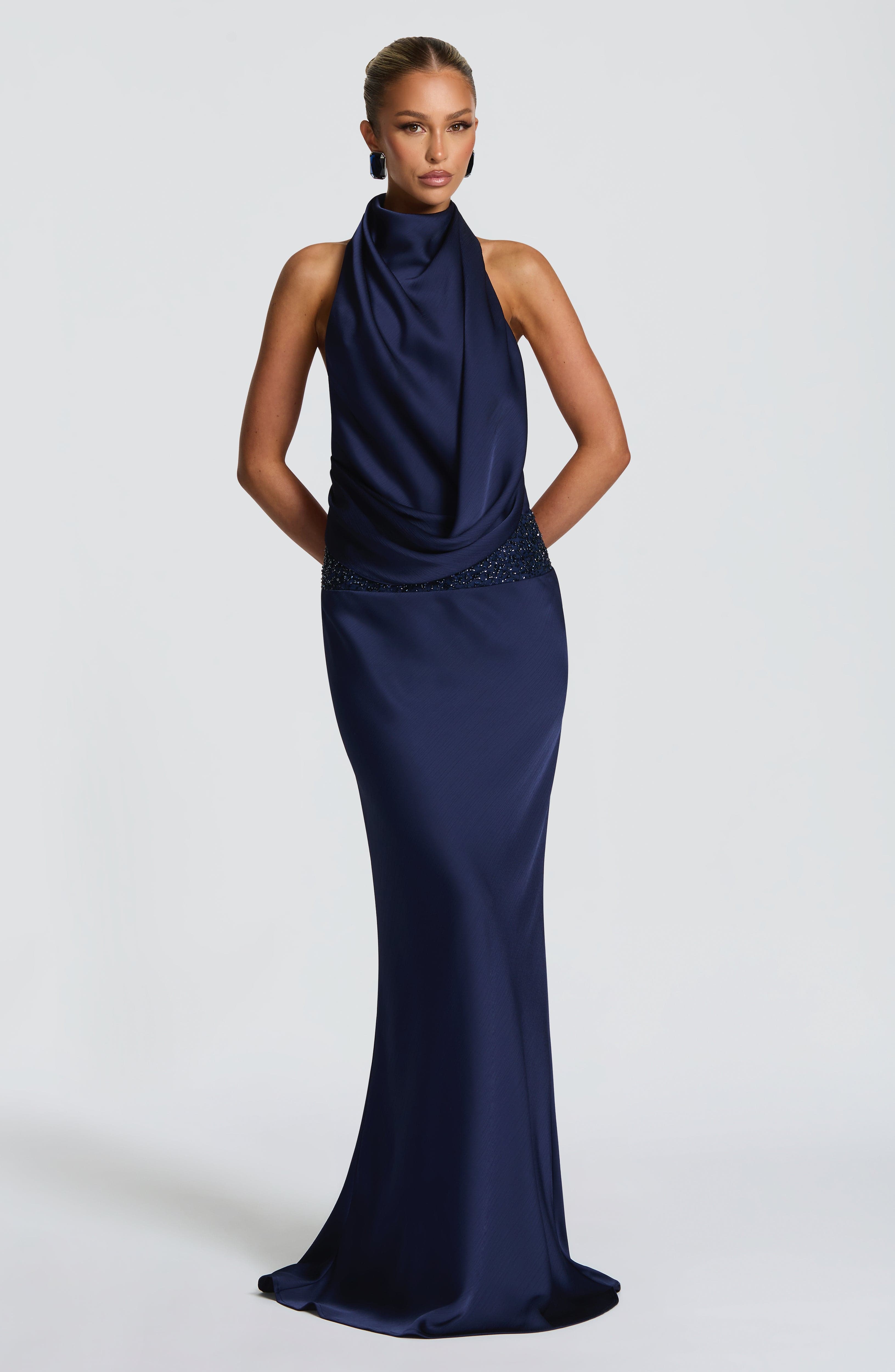 Gracie Maxi Dress - Navy