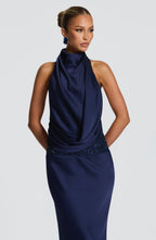 Gracie Maxi Dress - Navy