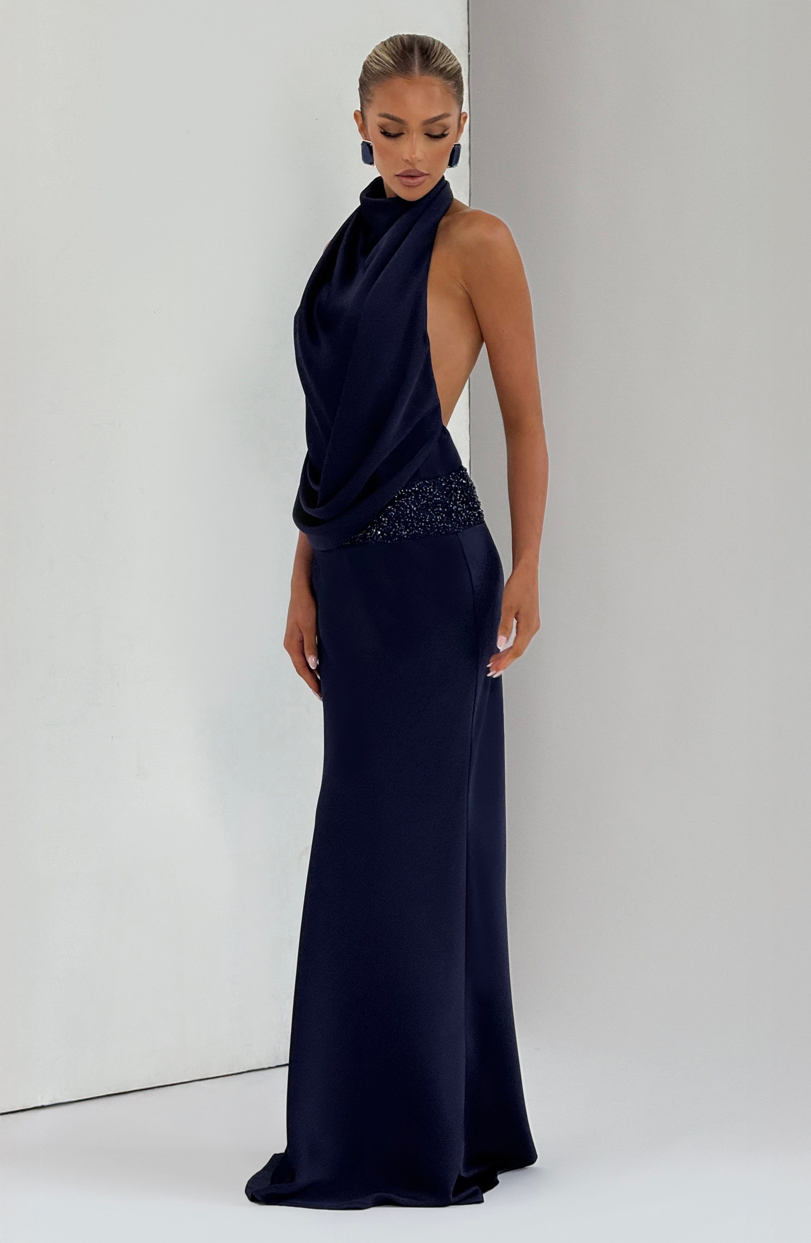 Gracie Maxi Dress - Navy