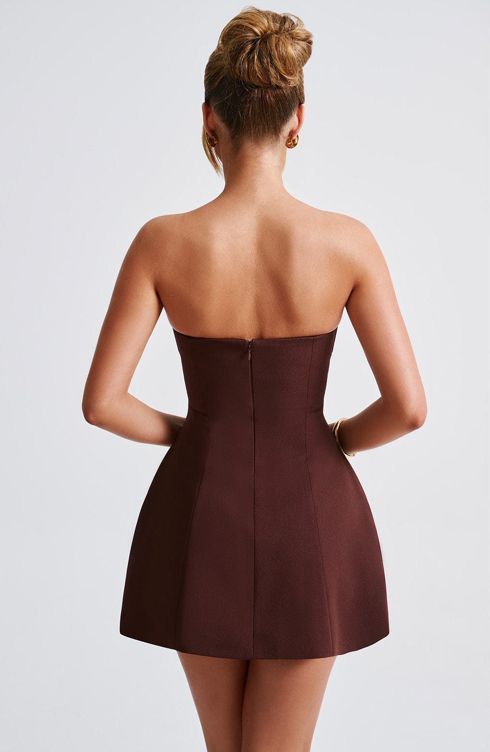 Rosie Mini Dress - Brown