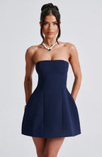 Rosie Mini Dress - Navy