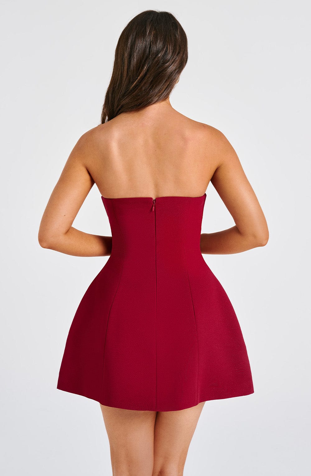 Rosie Mini Dress - Wine