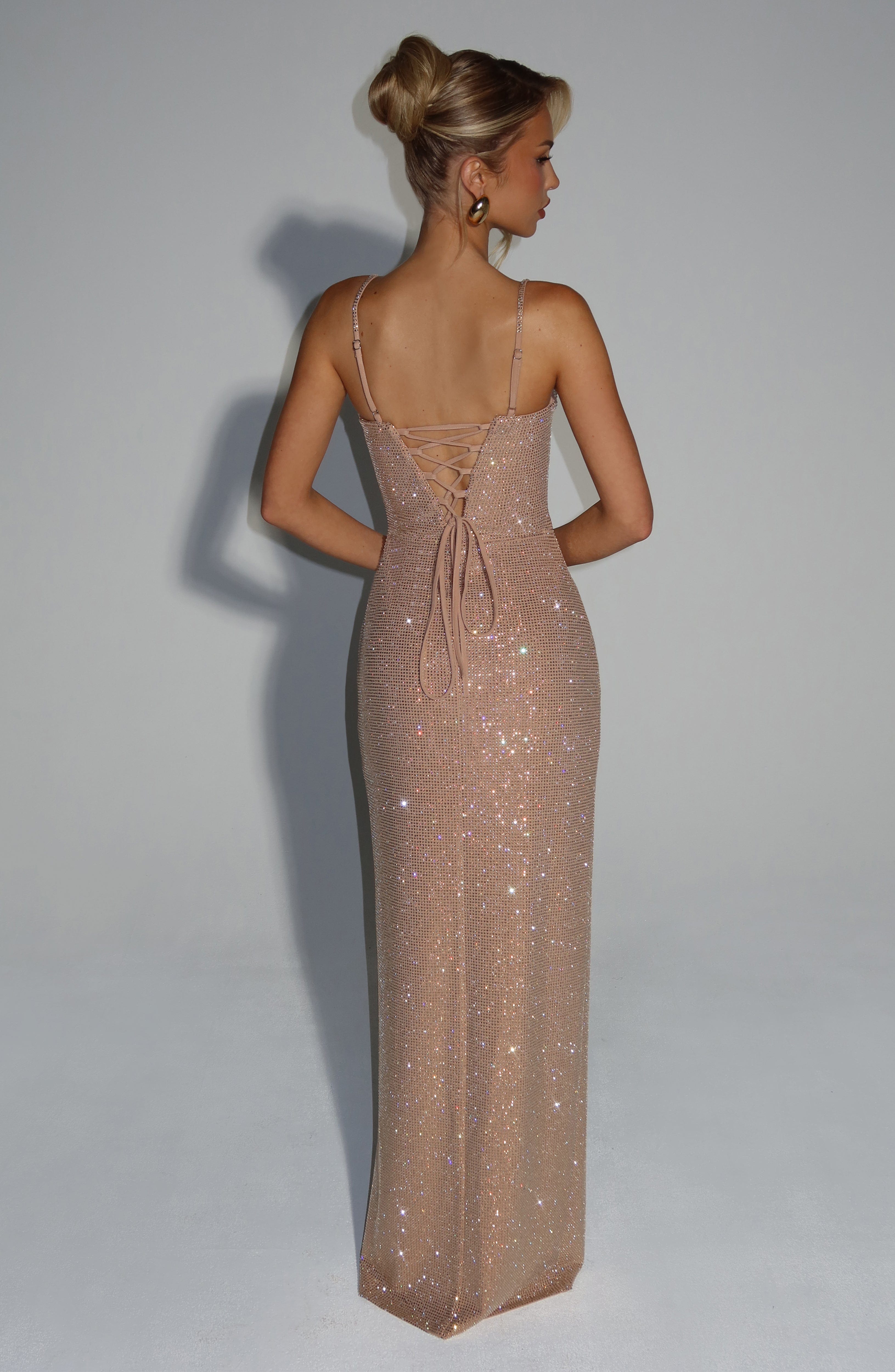Holly Maxi Dress - Gold