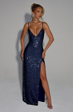 Holly Maxi Dress - Navy