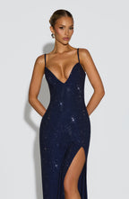 Holly Maxi Dress - Navy