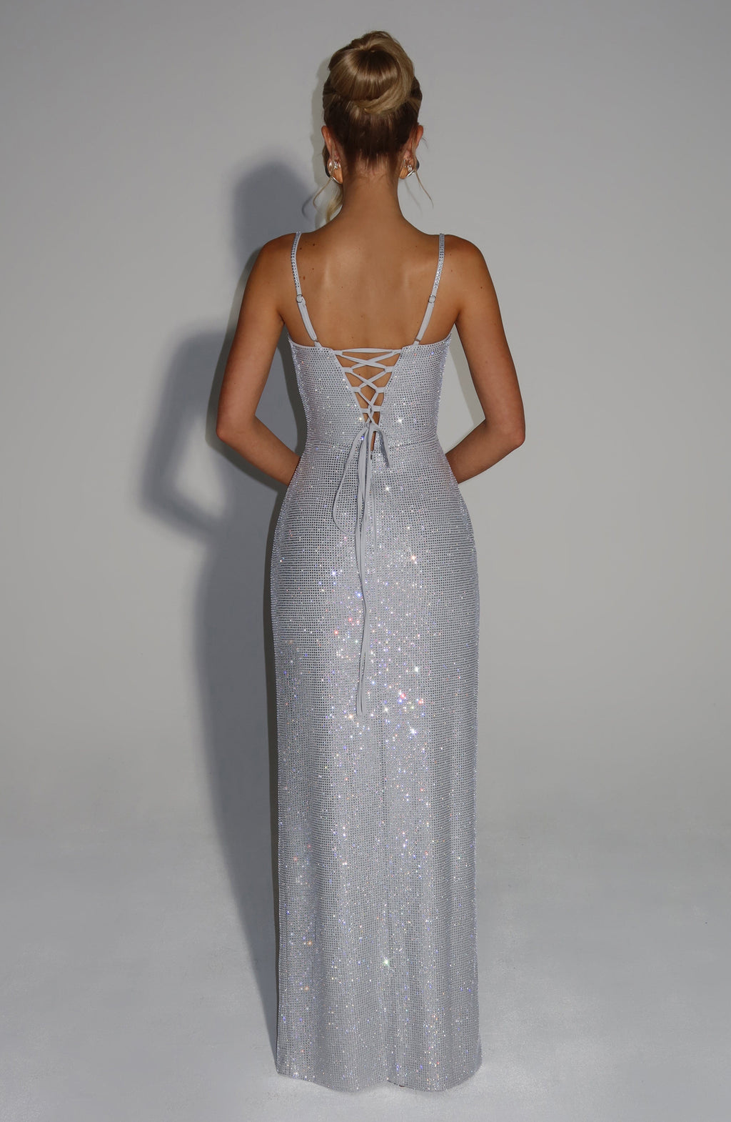 Holly Maxi Dress - Silver