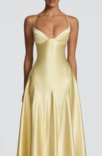 Heather Maxi Dress - Lemon