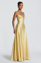 Heather Maxi Dress - Lemon
