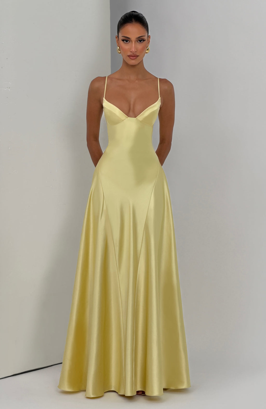 Heather Maxi Dress - Lemon