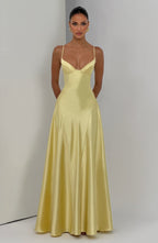 Heather Maxi Dress - Lemon