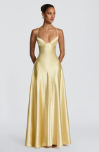 Heather Maxi Dress - Lemon