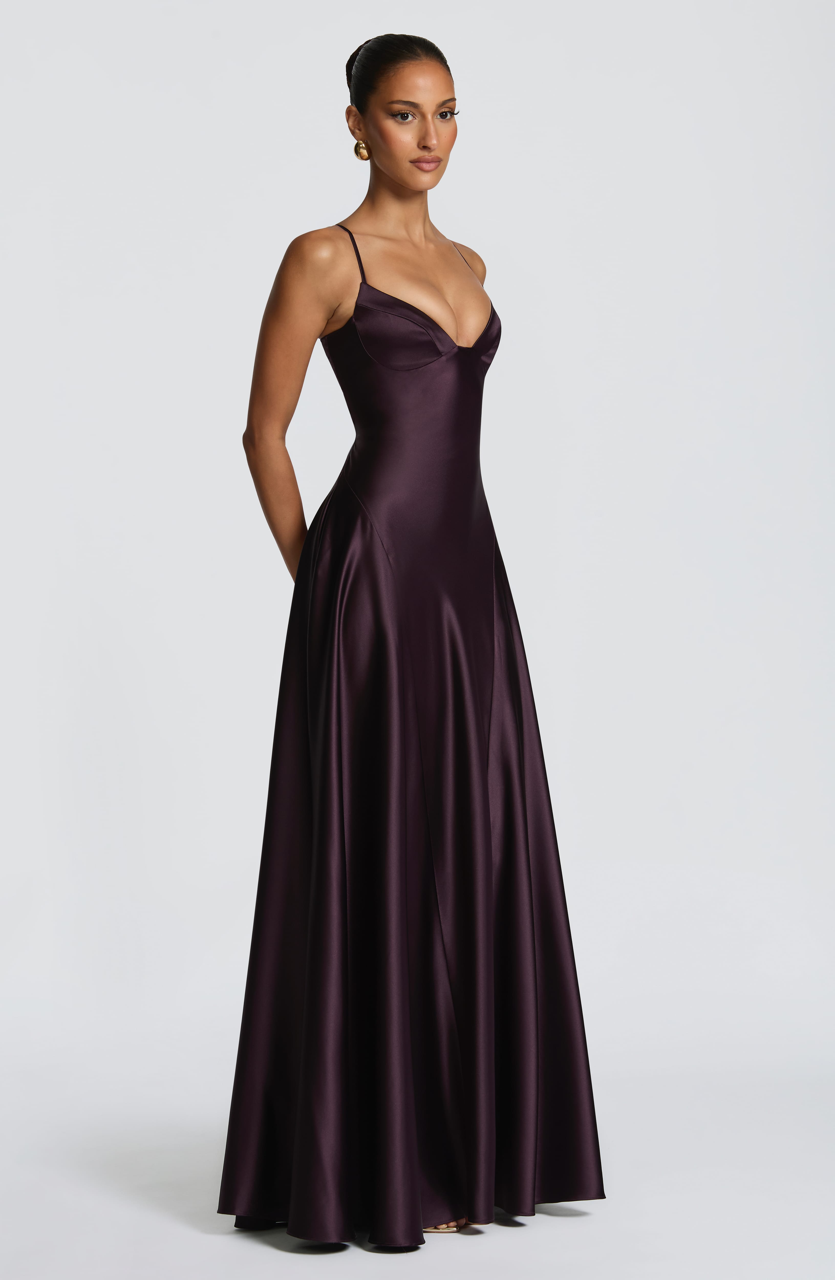 Heather Maxi Dress - Plum
