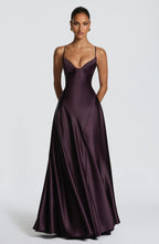 Heather Maxi Dress - Plum