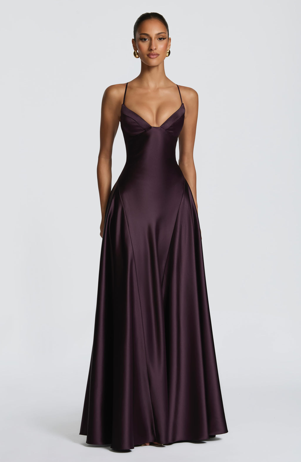 Heather Maxi Dress - Plum