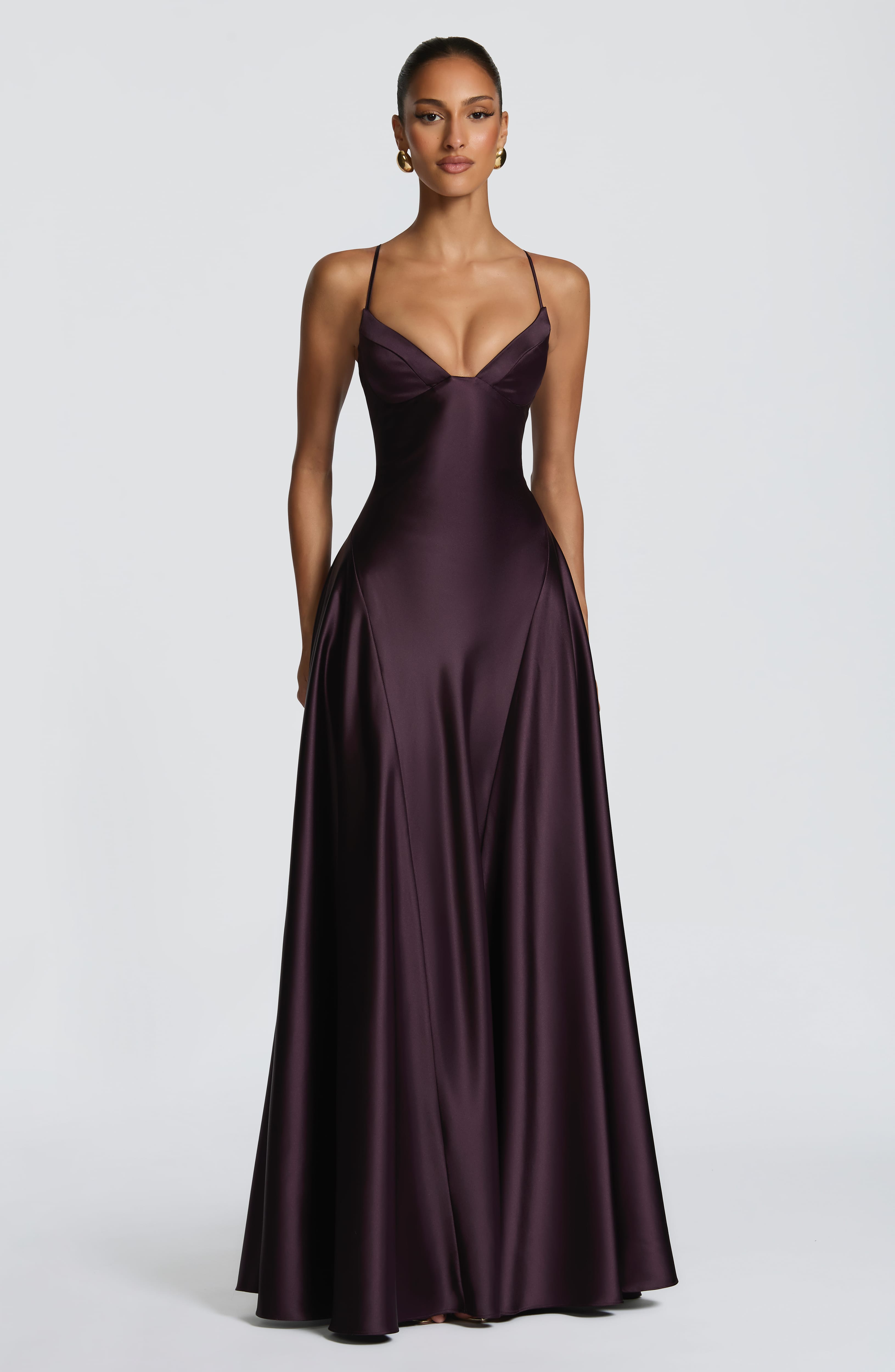 Heather Maxi Dress - Plum