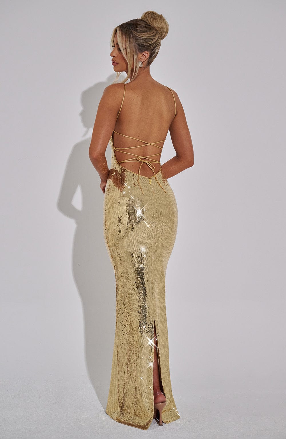 Ella Maxi Dress - Gold