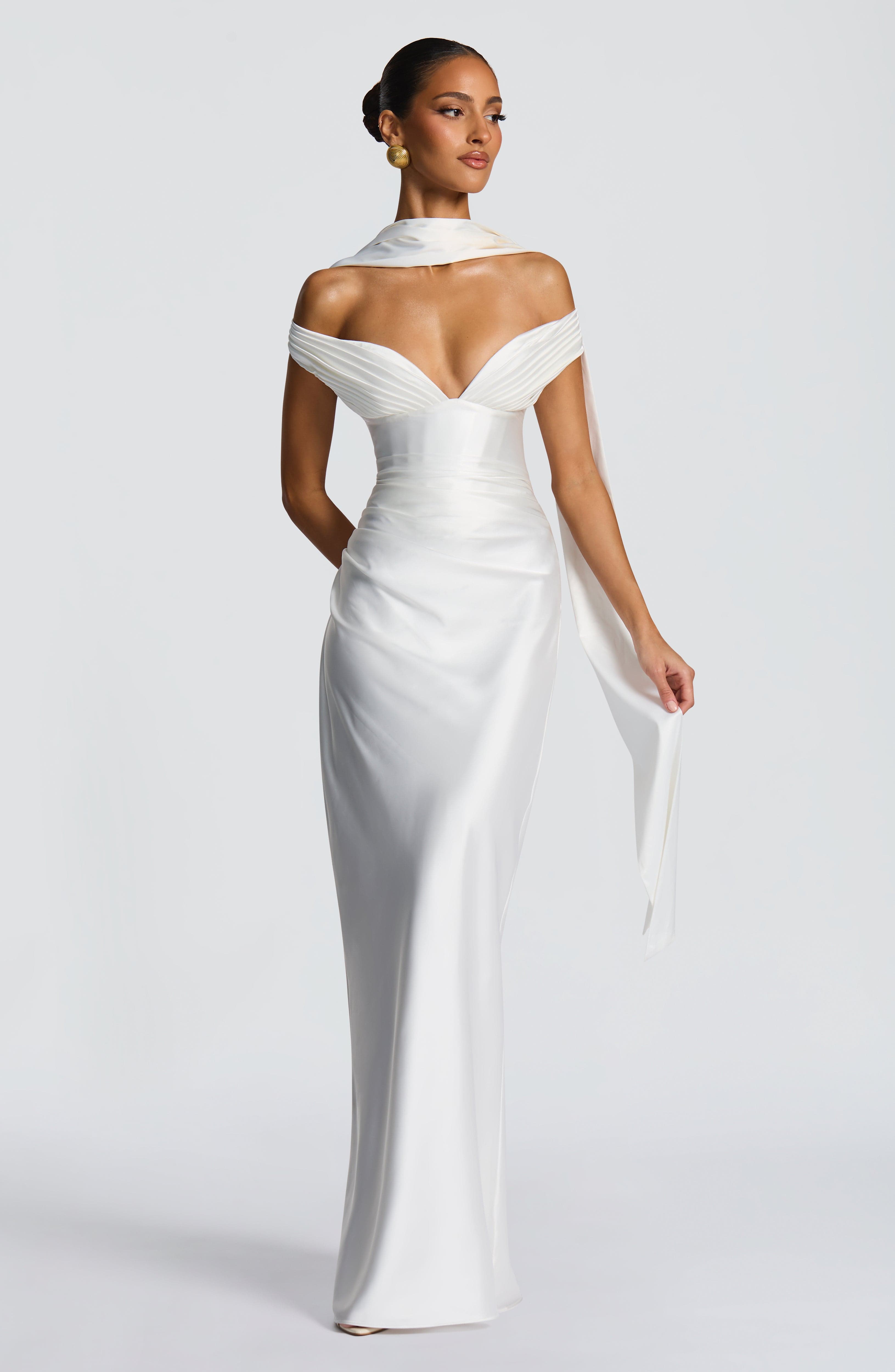 Carol Maxi Dress - Ivory