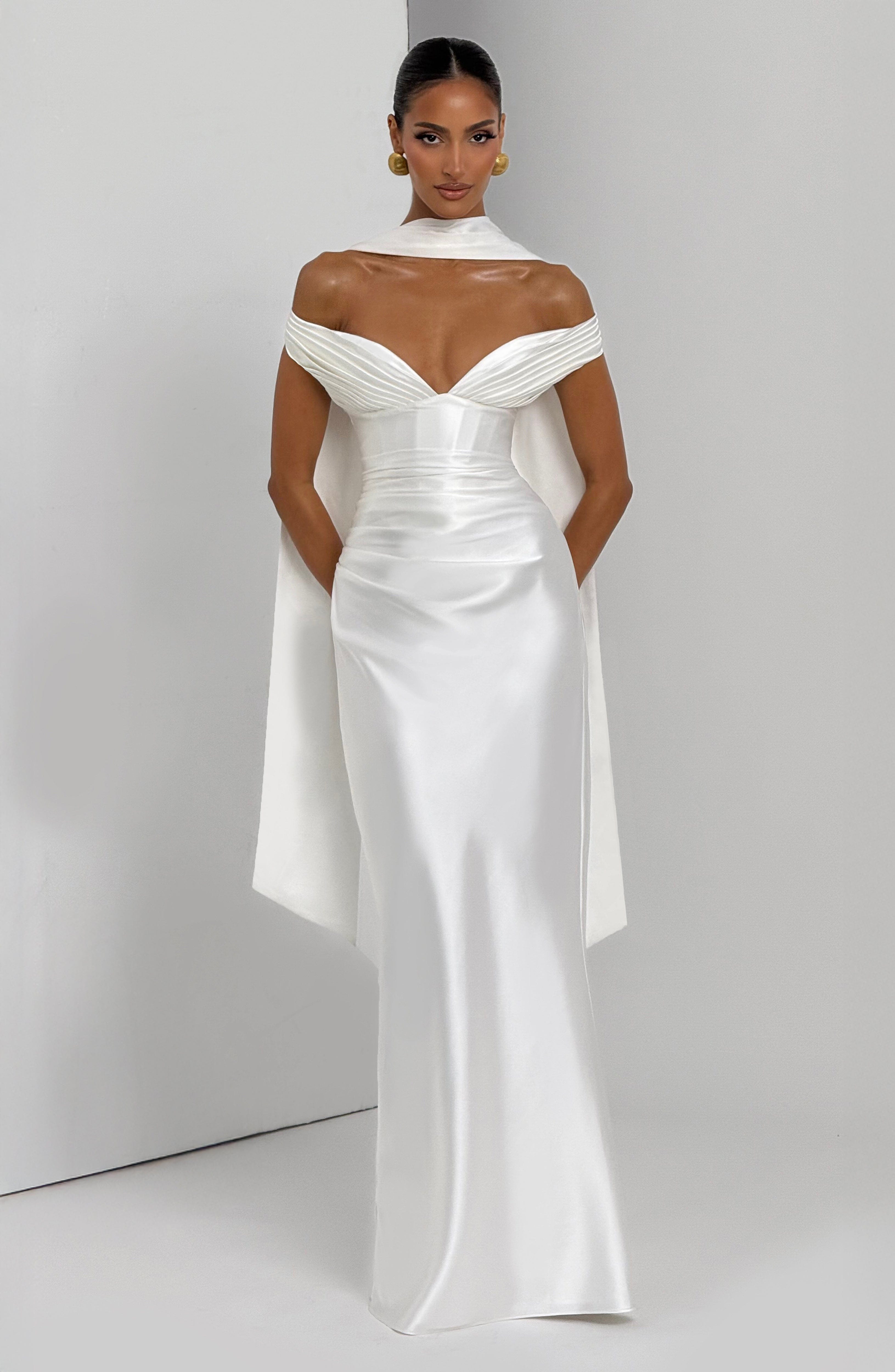Carol Maxi Dress - Ivory