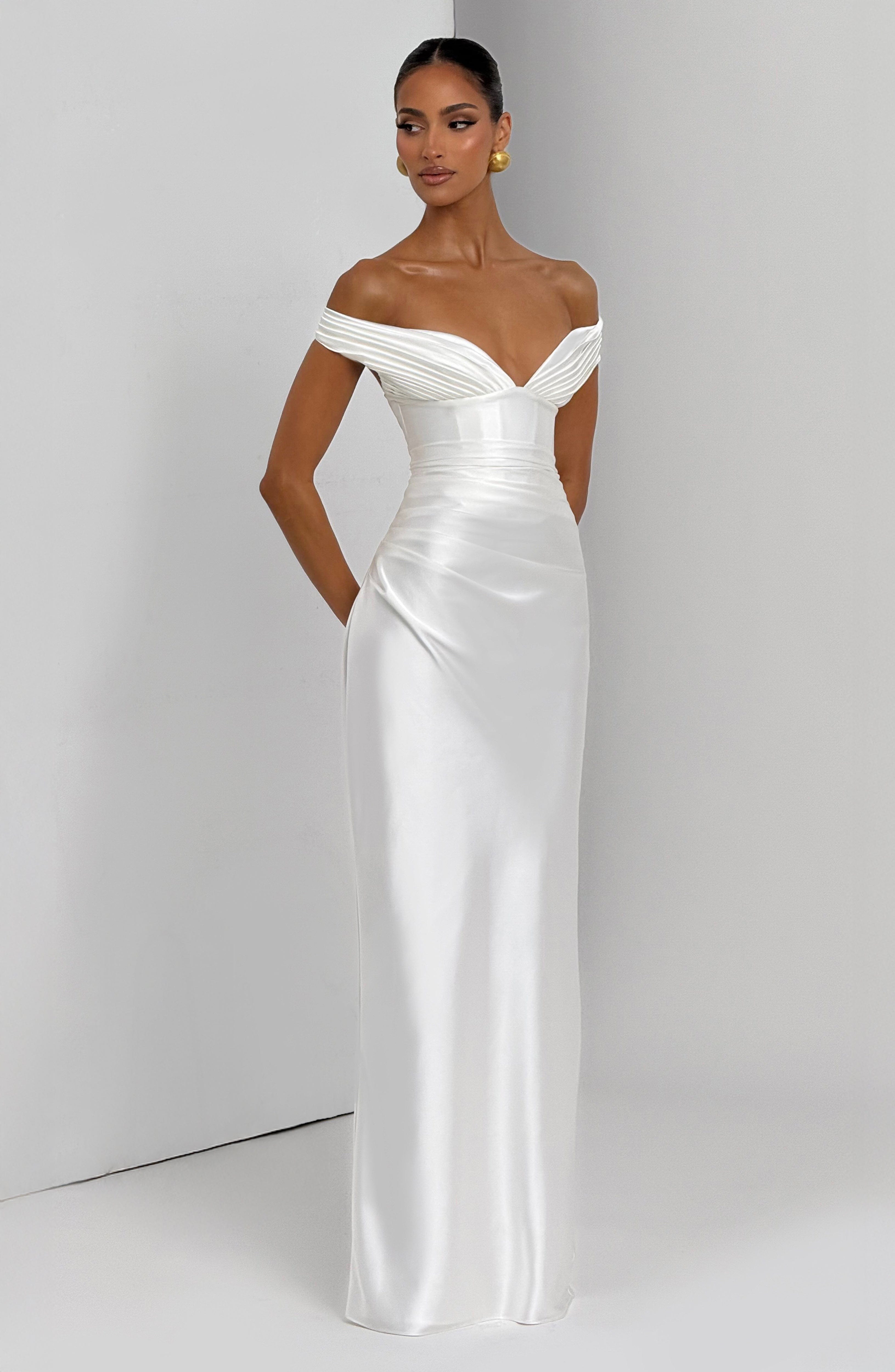 Carol Maxi Dress - Ivory
