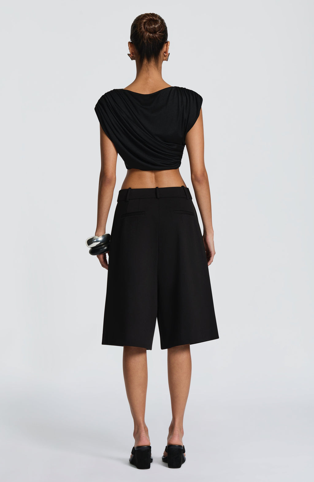 Gemma Bermuda Shorts - Black