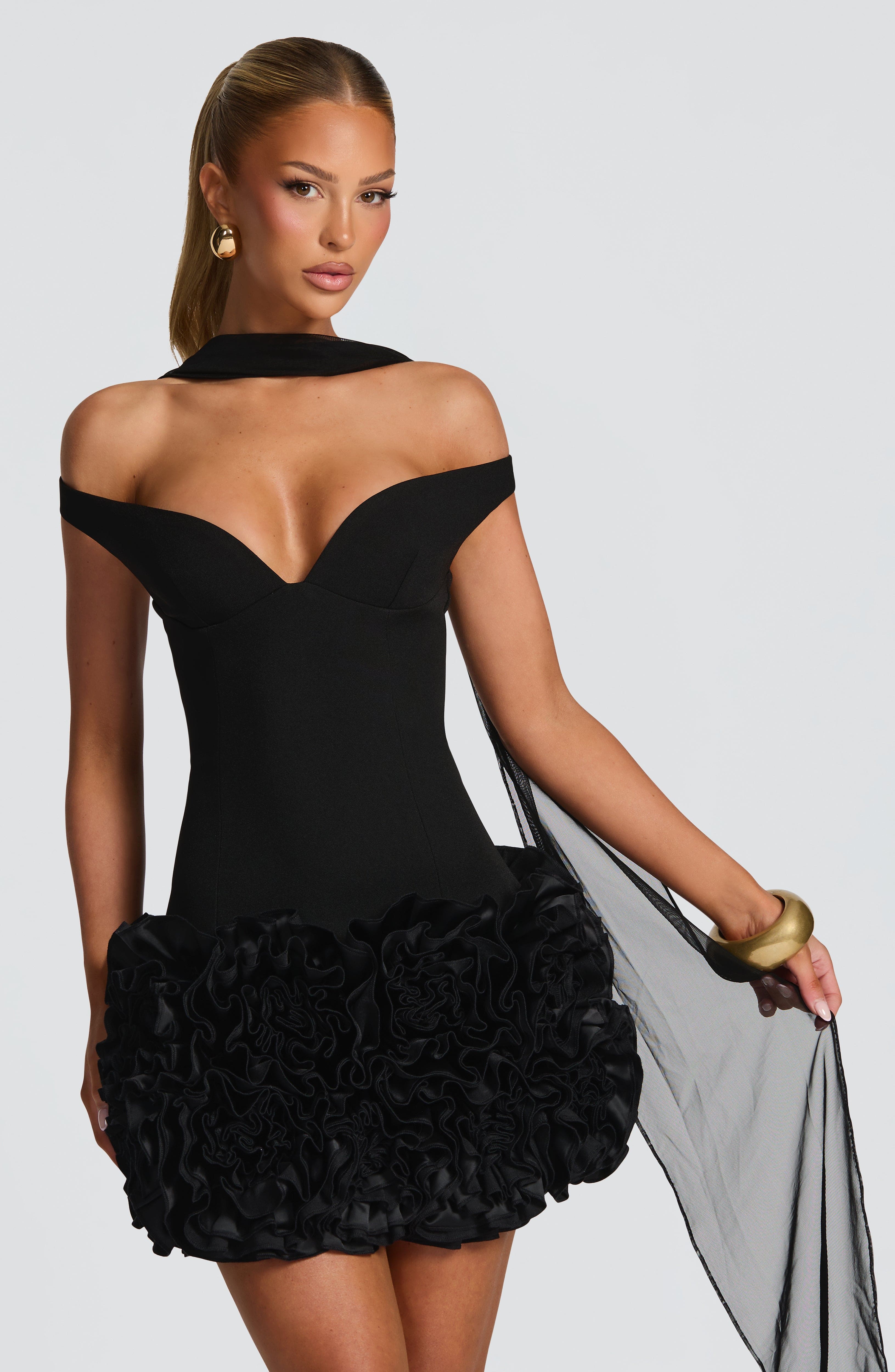 Lauren Mini Dress - Black
