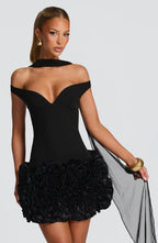 Lauren Mini Dress - Black