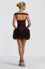 Lauren Mini Dress - Plum